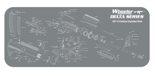 WHEELER DELTA SERIES MAINTENANCE MAT 47''X20'' AR15 BLACK