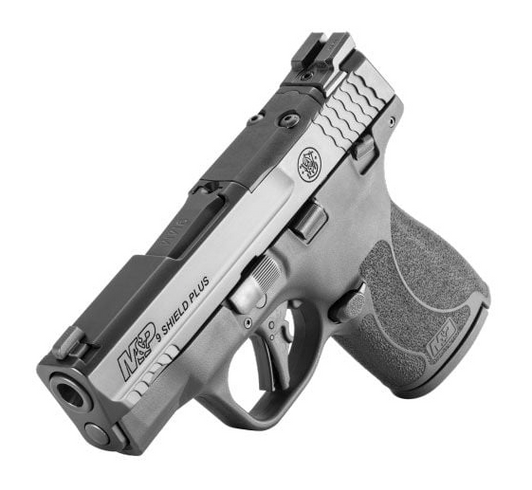 SMITH & WESSON M&P 9 SHIELD PLUS 9MM PISTOL OPTICS READY MANUAL SAFETY 2 MAGAZINES 10 ROUNDS - ORIGINAL BOX - PREOWNED