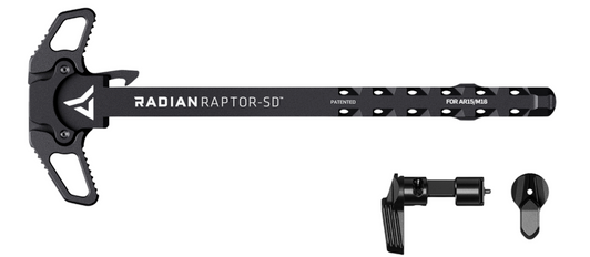 RADIAN RAPTOR SD 45/90 CHARGING HANDLE AR15 ALUMINUM + AMBI SAFETY BLACK