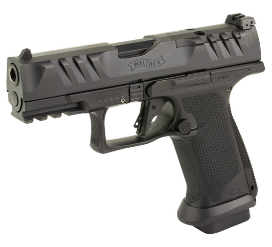 WALTHER PDP PRO-E F-SERIES 9MM PISTOL 4'' BARREL OPTICS READY 3 MAGAZINES TENIFER FINISH BLACK