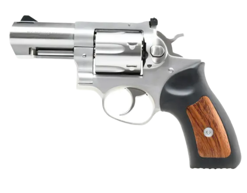 RUGER GP100 357 MAGNUM REVOLVER 3'' BARREL MATTE STAINLESS STEEL 6 ROUNDS NOVAX SIGHTS FIBER FRONT - NO ORIGINAL BOX - PREOWNED