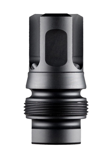 DEAD AIR XENO 3 PRONG FLASH HIDER 9MM 5/8X24 THREAD PITCH NITRIDE FINISH BLACK