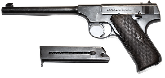 COLT THE WOODSMAN 22LR SEMI-AUTO PISTOL 6 5/8'' BARREL 1 MAGAZINE - NO ORIGINAL BOX - PREOWNED