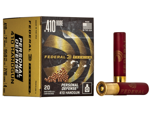 FEDERAL 410 PERSONAL DEFENSE 2.5'' #4 SHOT 20 ROUND BOX