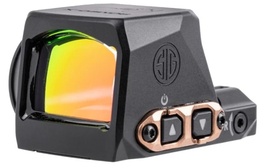 SIG SAUER ROMEO-X ROSE GOLD 2 MOA RED DOT 32 MOA CIRCLE RETICLE SIG P365 FEATURES MAGNETAC