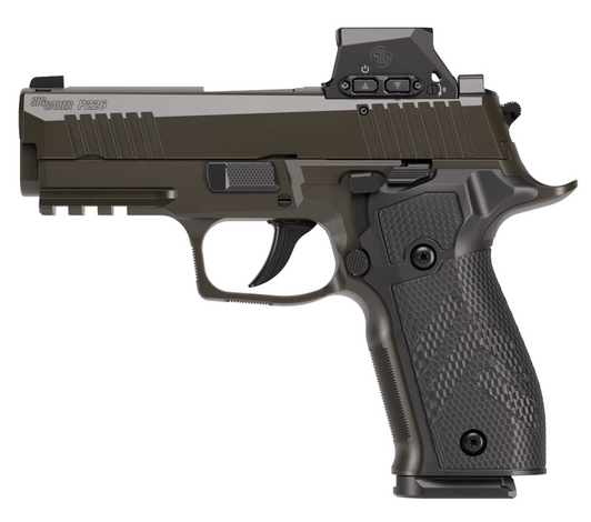 SIG SAUER P226 XSERIES LEGION 9MM DA/SA METAL FRAME PISTOL 3.8'' BARREL SIG-LOC PRO ROMOE-X COMPACT OPTIC MANUAL SAFETY G10 GRIPS 18 ROUNDS 3 MAGAZINES