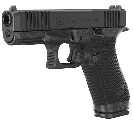 GLOCK 45 GEN 6 9MM SEMI-AUTO PISTOL 4.02'' BARREL DLC FINISH OPTICS READY 3 MAGAZINES