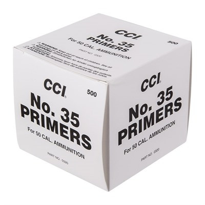 CCI NO. 35 PRIMERS 320 FOR 50 CALIBER BMG AMMUNITION - 500 PER BOX