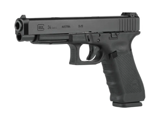 GLOCK 34 GEN 4 9MM SEMI-AUTO PISTOL 5.31'' BARREL 3 MAGAZINES - ORIGINAL BOX - PREOWNED