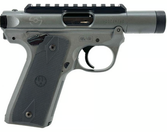 RUGER MARK IV 22LR SEMI-AUTO PISTOL 3'' BARREL 3 MAGAZINES 10 ROUNDS - GREY