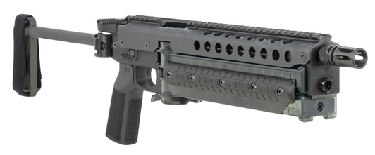 KELTEC KP50 5.7X28MM SEMI-AUTO PISTOL + PISTOL BRACE 2 MAGAZINE - BLACK