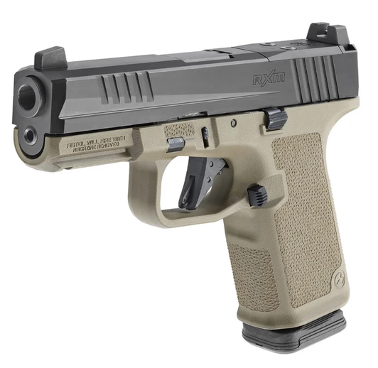RUGER RXM 9MM SEMI-AUTO PISTOL 4'' BARREL MAGPUL EHG FLAT DARK EARTH OPTICS READY 2 MAGAZINES PMAG