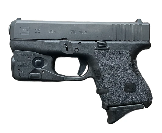 GLOCK 28 GEN 3 380 ACP SEMI-AUTO PISTOL + STREAMLIGHT TLR-6 LIGHT 3.43'' BARREL 10 ROUNDS 2 MAGAZINES - ORIGINAL BOX - PREOWNED