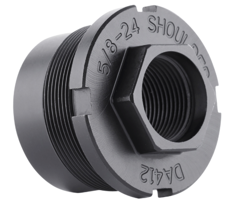 DEAD AIR GHOST-M & PYRO P-SERIES FIXED MOUNT 5/8X24 BLACK 5.60'' LONG
