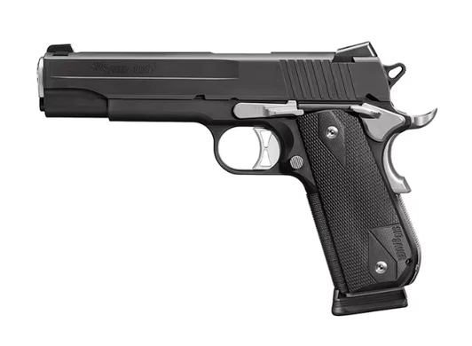 SIG SAUER 1911 NIGHTMARE 45 ACP PISTOL SEMI-AUTO SAO 8+1 1 MAGAZINE - NO ORIGINAL BOX - PREOWNED