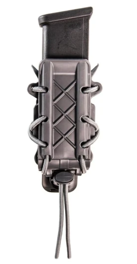 HIGH SPEED GEAR MINI TACO POUCH POLYMER CONSTRUCTION UNIVERSAL MOUNTING CLIP - GRAY
