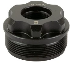 RUGGED FIXED MOUNT M13.5X1 LH THREAD PITCH OBSIDIAN 45/9 MATTE FINISH BLACK
