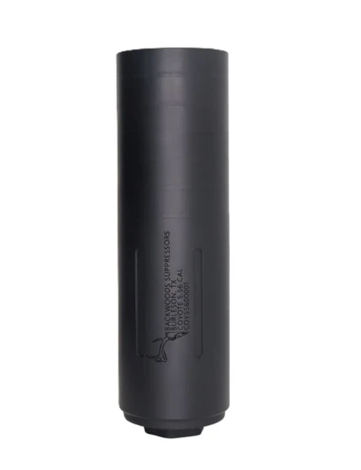 BACKWOODS SUPPRESSORS COYOTE SS 5.56 STAINLESS STEEL DIRECT THREAD 1/2X28 - BLACK