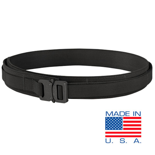 CONDOR COBRA TACTICAL BELT SIZE LARGE - BLACK