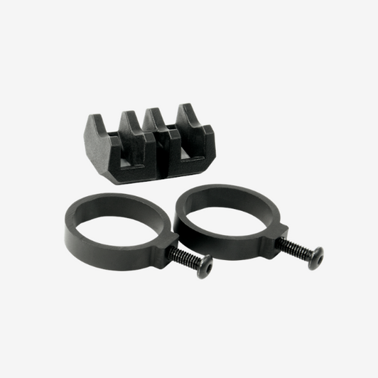 MAGPUL LIGHT MOUNT V-BLOCK AND RINGS - BLACK