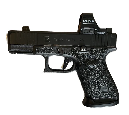 GLOCK 19 GEN 5 MOS COMPACT 9MM 4.02" BARREL 10 ROUND 2 MAGS FLARED MAG WELL + HOLOSUN 507 ELITE - ORIGINAL BOX - PREOWNED
