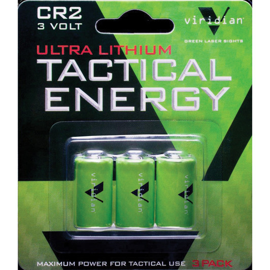 VIRIDIAN CR2 LITHIUM BATTERY - 3 PACK