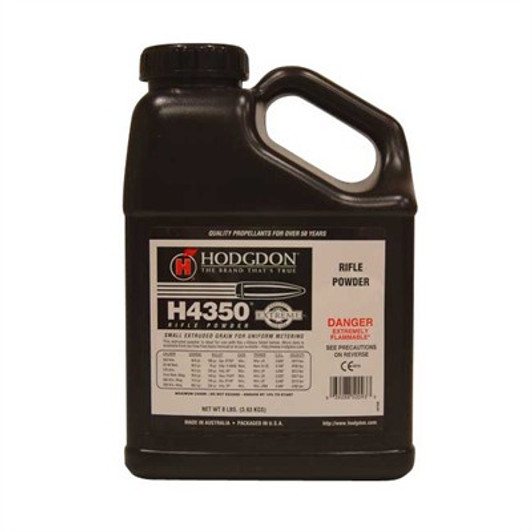 HODGDON POWDER H4350 SMOKELESS 8 LB HODGDON POWDER H4350 SMOKELESS 8 LB