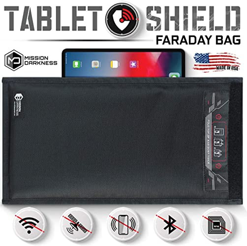 MISSION DARKNESS NON-WINDOW FARADAY BAG FOR TABLETS