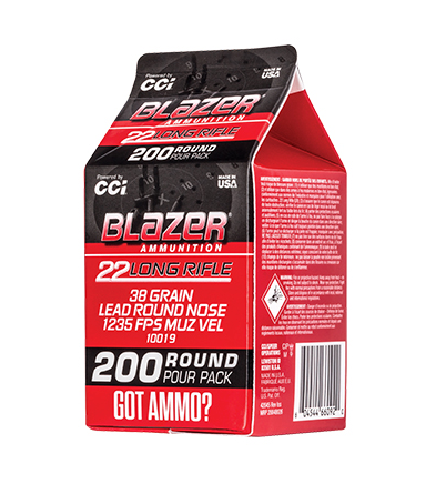 CCI BLAZER 22 LR AMMO 38 GRAIN LRN 200 ROUND BOX