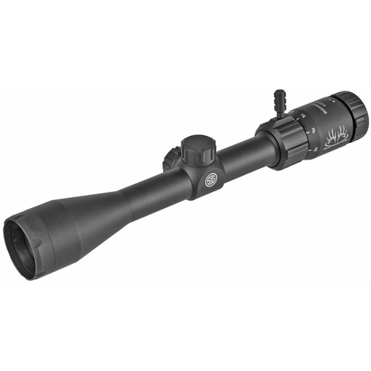 SIG SAUER BUCKMASTER RIFLE SCOPE 3-9X40MM BDC RETICLE 1" TUBE 0.25 MOA ADJUSTMENTS BLACK