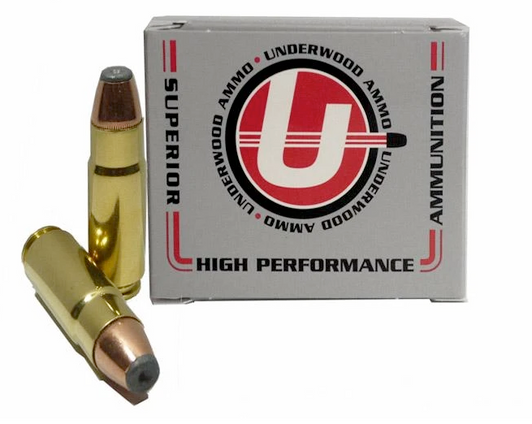UNDERWOOD AMMO 458 SOCOM 300 GRAIN JACKETED HOLLOW POINT 20 ROUNDS BOX