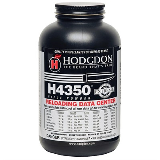 HODGDON POWDER H4350 SMOKELESS 1 LB HODGDON POWDER H4350 SMOKELESS 1 LB