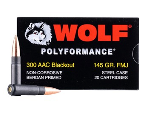 WOLF WPA POLYPERFORMANCE 300 AAC BLACKOUT AMMO WOLF WPA POLYPERFORMANCE 300 AAC BLACKOUT AMMO