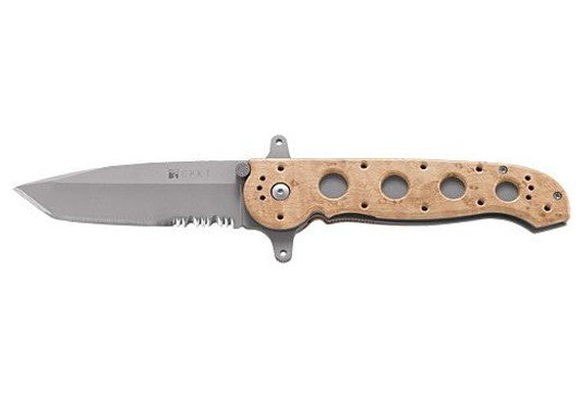 CRKT M16-14ZSF 3.99" TRIPLE- POINT SERRATED TANTO SS BLADE