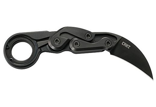 CRKT PROVOKE 2.41" PLAIN EDGE FLDR KNIFE W/KINEMATIC BLACK