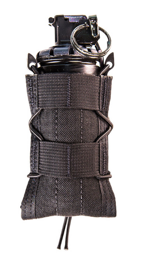 HIGH SPEED GEAR AR15 OR 308 TACO RIFLE BELT MOUNT ADAPTABLE MAGAZINE POUCH BLACK NYLON W/POLYMER DIVIDER