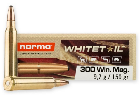 NORMA WHITETAIL 300 WIN MAG AMMO 150 GRAIN PSP - 20 ROUND BOX