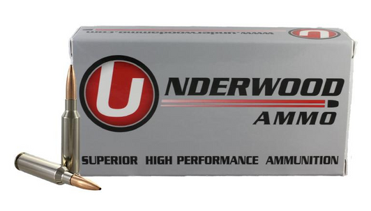 UNDERWOOD AMMUNITION 6.5 CREEDMOOR 140 GR CUSTOM COMPETITION™ HOLLOW POINT BOAT TAIL HUNTING AMMO - 20 ROUND BOX