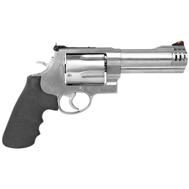 SMITH & WESSON MODEL 460XVR REVOLVER X-FRAME 460SW 5" BARREL 5 ROUND- STAINLESS/RUBBER GRIPS - ORIGINAL BOX - PREOWNED