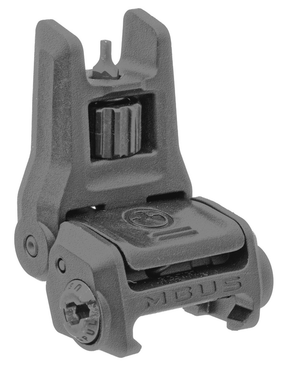 MAGPUL INDUSTRIES MBUS 3 BACK-UP FRONT SIGHT TOOL_LESS ELEVATION ADJUSTMENT SIMILAR TO MBUS PRO AMBI PUSH DEPLOYMENT FLIP UP BLACK