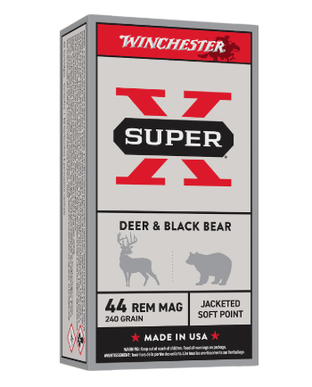 WINCHESTER AMMUNITION USA 44 MAG 240 GRAIN JACKETED SOFT POINT - 50 ROUND BOX