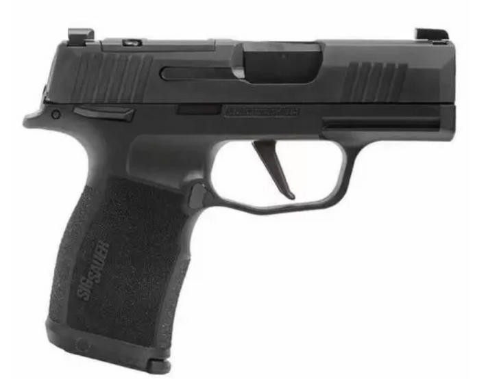 SIG SAUER P365X PISTOL 9MM 3.1" BARREL OPTICS READY MANUAL SAFETY 10 ROUND - BLACK