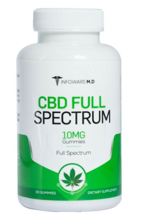 INFOWARS LIFE CBD FULL SPECTRUM 10MG GUMMIES