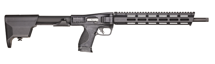 SMITH & WESSON M&P FPC FOLDING CARBINE 9MM 16" THREADED BARREL INCLUDES RANGE BAG - BLACK