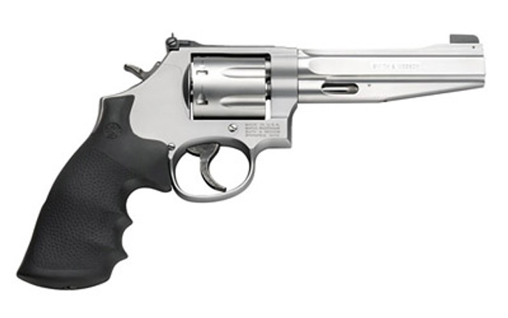 SMITH & WESSON MODEL 686-6 PRO SERIES METAL L FRAME 357 MAGNUM 5" BARREL 7 ROUND - SILVER/RUBBER GRIPS