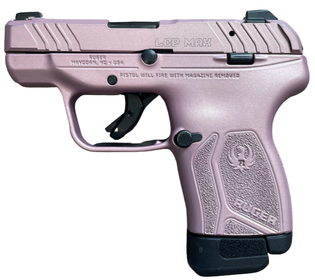 RUGER LCP MAX PISTOL 2.8" BARREL 380 ACP ROSE GOLD PINK - PREOWNED CONDITION