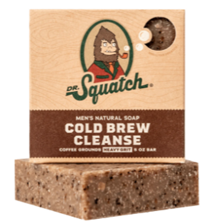 DR SQUATCH COLD BREW CLEANSE 5 OZ BAR SOAP