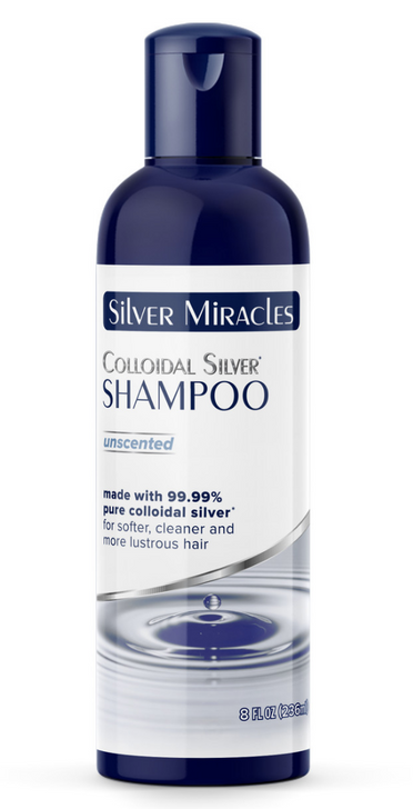 SILVER MIRACLES COLLOIDAL SILVER SHAMPOO - 8 OZ