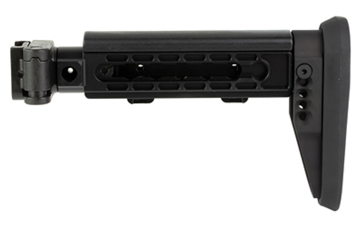 MIDWEST INDUSTRIES ALPHA SIDE FOLDING STOCK FITS AK47 AND OTHER FIREARMS THAT INCLUDE 1913 STOCK ADAPTER - BLACK