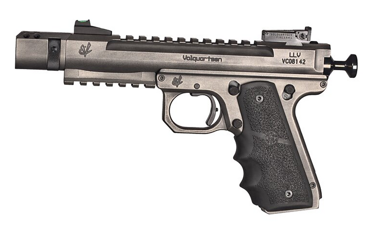 VOLQUARTSEN SCORPION PISTOL BATTLEWORN 22LR 4.5'' UPPER 1911 STYLE TARGET FRAME AN FIBER OPTIC SIGHTS